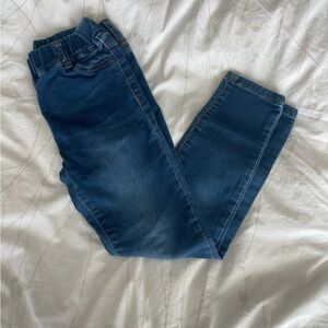 Boden Blue Denim Kids Jeans with Orange Stitching